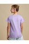 Typography Print T-Shirt with Crew Neck and Short Sleeves - 4