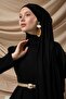 Premium Combed Cotton Shawl 65002-01 Black - 6