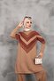 Women's Self-Glitter Long Knitwear Tunic Sweater – Casual & Stylish - 3