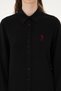 Women's Black Long Sleeve Shirt 50316429-Vr046 - 6