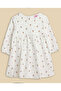 Printed Fit and Flare Dress and Stocking Set