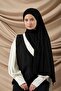 Premium Combed Cotton Shawl 65002-01 Black - 3