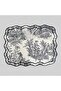 Toile De Jouy - American Service Black - 35X45 cm 1 Piece