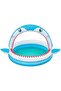 Sharktastic Paddling Pool with Water Sprinkler 163 x 127 x 92 cm - 2