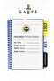 New Generation Licensed Fenerbahce Spiral Planner Notebook with Tabs Card Cover New Season - 2