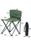 Foldable Camping Chair, Portable Ultra-Light Travel Cloth, Used for Fishing Chair Outdoor Leisure Be - 7