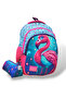 Three-Compartment 3D Flamingo Printed Girl's Primary School Bag Nutrition and Pen Holder Set Ddcq7322 - 2
