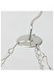 Stainless Steel Round Shaped Clothes Hanger Silver 34.5cm - 3
