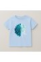 Flower Crew Neck 100% Cotton Printed Short Sleeve Children's and Teenage T-Shirt