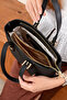 Women's 3 Compartment Long Cross Strap Shoulder & Hand Bag (32X24 cm) - 6