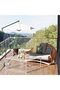 FFD Modern Clear Glass Coffee Table – Square Nesting Table with Sturdy Metal Frame Table - 3