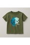 Flower Crew Neck 100% Cotton Printed Short Sleeve Children's and Teenage T-Shirt