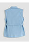 Indigo Buy Belted Women's Jean Shirt - 6