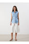 Indigo Buy Belted Women's Jean Shirt - 2