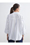 Striped Oversize Women's Shirt - 4