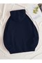 Navy Blue Women's Navy Blue Hooded Hoodie - 2