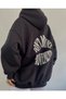 Black Women's Black Dont Printed Hooded Hoodie - 2