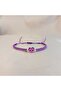 Macrame Knitted Unisex Bracelet with Bear Figure - Handmade Cute Design - Cute Teddy Bear Bracelet