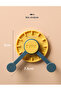 Multi Purpose Creative Clock Hook Light Blue 5x7.3cm - 4