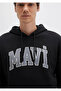 Logo Printed Hooded Black Men's Sweatshirt M067149-902 - 5