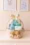 Ecru Newborn Baby Gift Basket Organizer Baby Room Decor Wicker Basket - 2