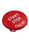 Start Stop Button Cover Compatible with BMW E60 E63 E70 E71 E82 E84 E90 E91 E92 E93, Red - 4