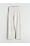 Gray Women's Sweatpants with Elastic Waist - 6