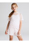 Nevavm Oval Collar Girls' Mesh T-Shirt and Undershirt with a Difference