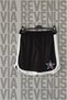 Basketball Printed Jersey Sports Training Shorts with Piping Detail
