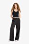 New Season Straight Fit Pocketed Straight Leg Thick Fabric Trousers - 2