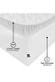 100X200+35 cm Height Elastic Luxury Combed Cotton Sheet White, Luxury Fitted Sheet Cotton - 2