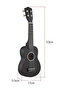 21 Inch Carbon Fiber Ukulele, black - 4