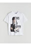 Crew neck printed girl's t-shirt - 5