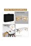 White Foldable Massage Table Bed with Wooden Frame for Professional Use - 3
