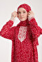 Seasonality Self-Tie Pattern Lace Women's Prayer Dress - 4