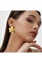 Women's Patterned Flower Earrings - 2