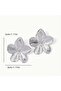 Women's Patterned Flower Earrings - 2