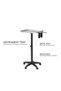 Viva Salon Spa Professional Trolley with Aluminum Tray with Appliance Holders - 4