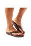 Feel Natural Strape Brown Women's Cork Sole Slippers