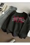 Nyc New York Printed Oversize Unisex Women/Men's Crewneck Sweatshirt
