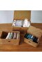FFD Woven Storage Basket with Lid Storage Box Bins Handwoven Rattan Basket For Home 3pcs Set - 3