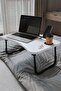 Foldable Bed over Arm Patient Service Table Laptop Computer Stand - 3