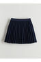 Quality Pieces from Çelebi Store: Pleated Girl's Skirt with Belted Cord