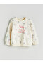 Sparkling Selections from Shining Store |   Crew Neck Heart Printed Girl's Sweatshirt