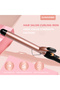 Professional Hair Curler 25mm ,Curling Iron Gold/Black - 4
