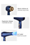 5-Piece Professional Hair Dryer,1800W Negative Ionic Fast Dry Low Noise Blow Dryer - 4