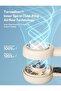 Portable Handheld Turbo Fan [24H Max Cooling Time], 5 Speeds USB Rechargeable Mini Personal - 4