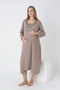 Maternity and Maternity Dressing Gown Nightgown Set - 2