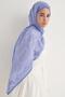 Luxe Floral Monogram Flush Shawl Lilac