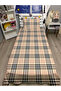 Beige Plaid Patterned Baby Kids Single Pique and Pillowcase Bedspread Set